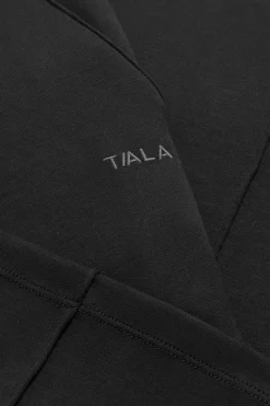 SoftSmart Wide Leg Jogger - Black