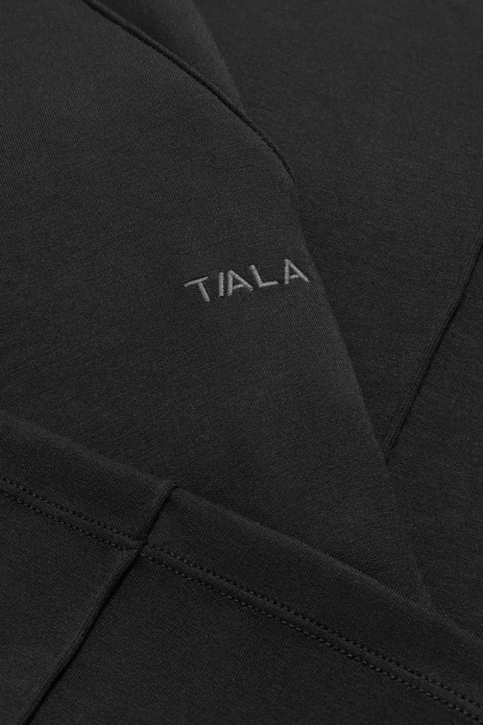 SoftSmart Wide Leg Jogger - Black