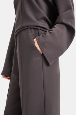 SoftSmart Wide Leg Jogger - Cocoa