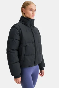 Storm Multiway 3-In-1 Puffer Jacket - Black