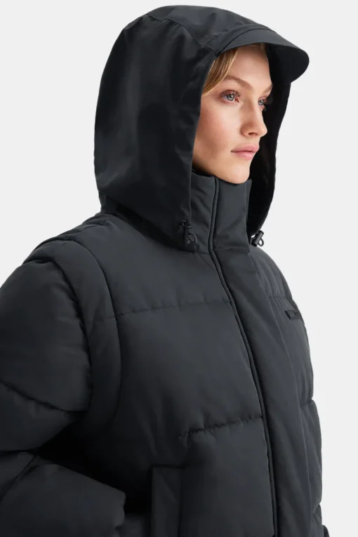 Storm Multiway 3-In-1 Puffer Jacket - Black