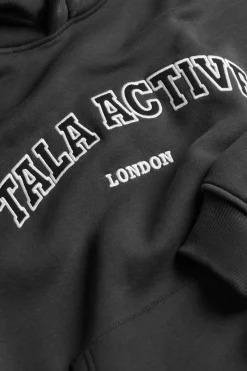 TALA Active Applique Hoodie - Vintage Black
