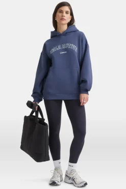 TALA Active Applique Hoodie - Vintage Blue