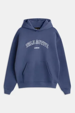 TALA Active Applique Hoodie - Vintage Blue
