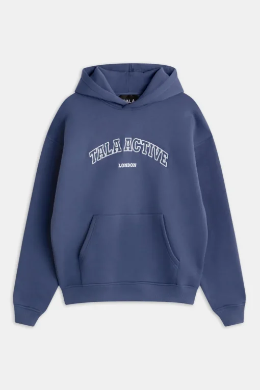 TALA Active Applique Hoodie - Vintage Blue