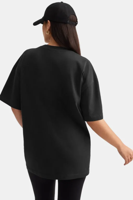 TALA Active Applique Tee - Vintage Black