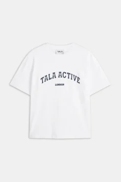 TALA Active Applique Tee - White