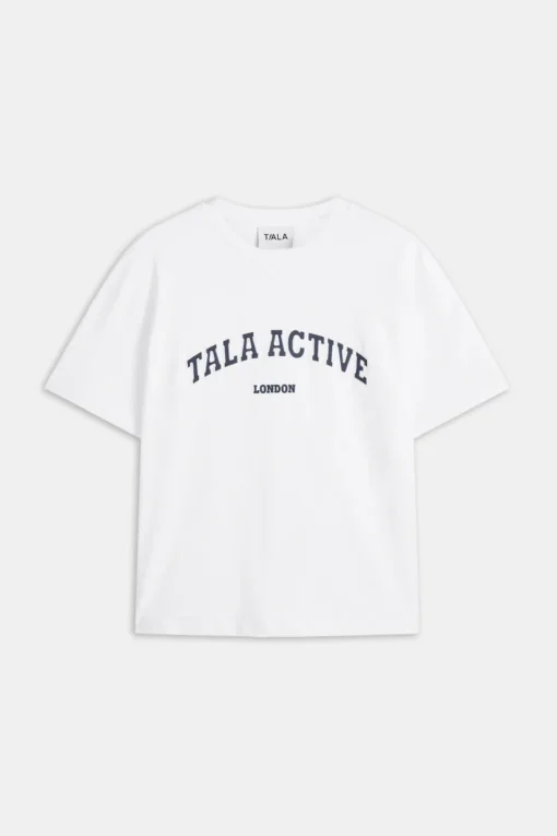TALA Active Applique Tee - White