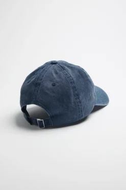 TALA Active Embroidered Cap - Washed Denim