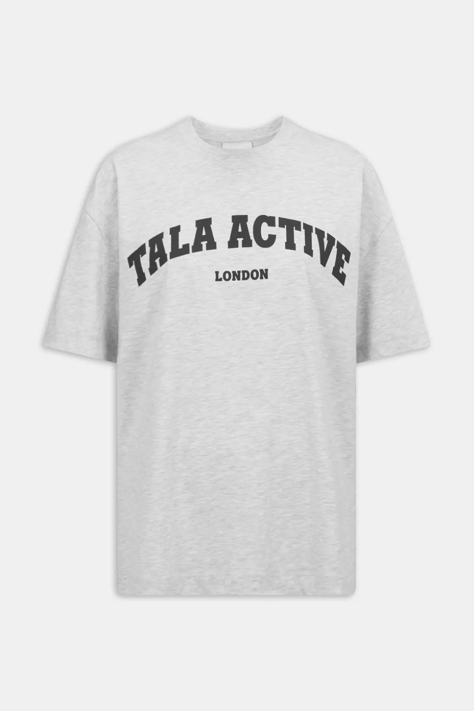 TALA Active Logo Tee - Grey Marl