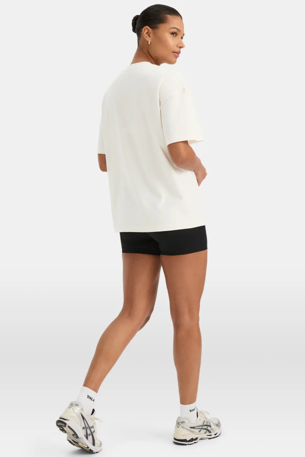 TALA Active Logo Tee - Ivory