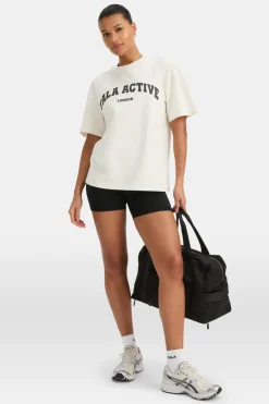 TALA Active Logo Tee - Ivory