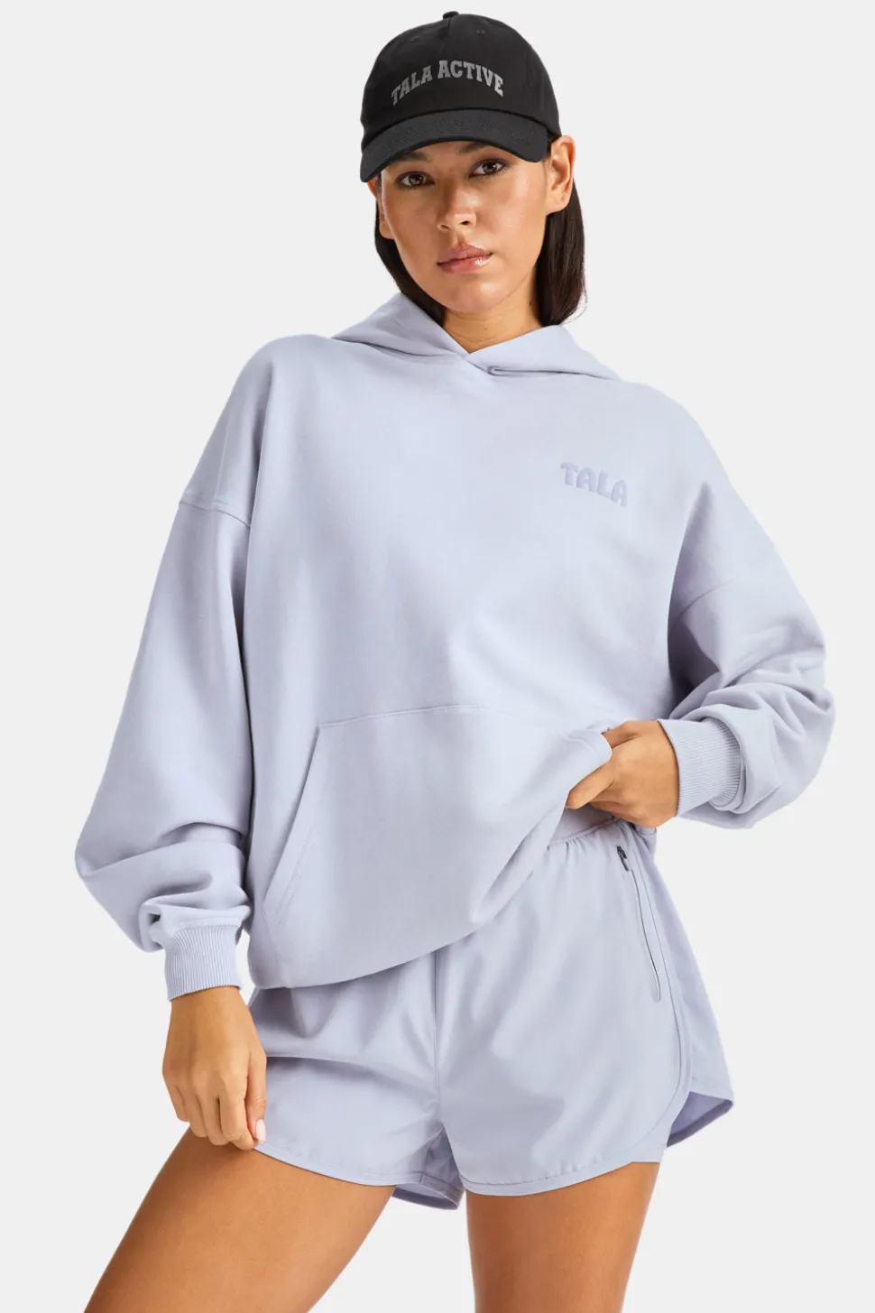 TALA Le Soleil Oversized Hoodie - Lilac