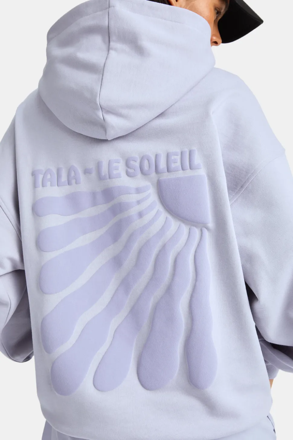 TALA Le Soleil Oversized Hoodie - Lilac
