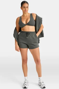 TALA Le Soleil Sweat Shorts - Dark Olive