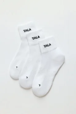 TALA Socks 3 Pack - White And Black