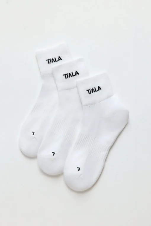 TALA Socks 3 Pack - White And Black
