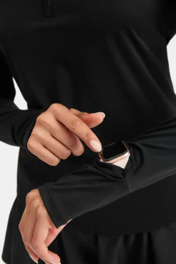 Ultralite Quarter Zip Jacket - Black