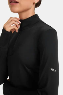 Ultralite Quarter Zip Jacket - Black