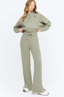 Wide Leg Club Jogger - Vintage Khaki