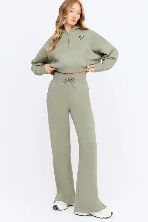 Wide Leg Club Jogger - Vintage Khaki