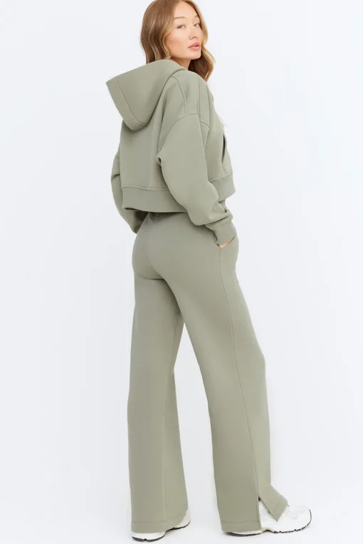 Wide Leg Club Jogger - Vintage Khaki