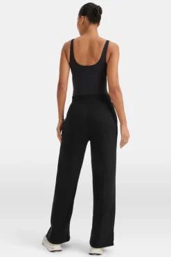 Wide Leg Club Logo Jogger - Black
