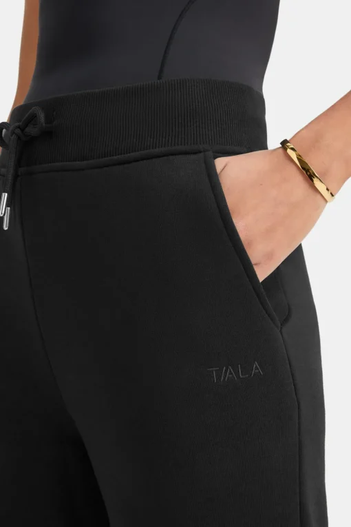 Wide Leg Club Logo Jogger - Black