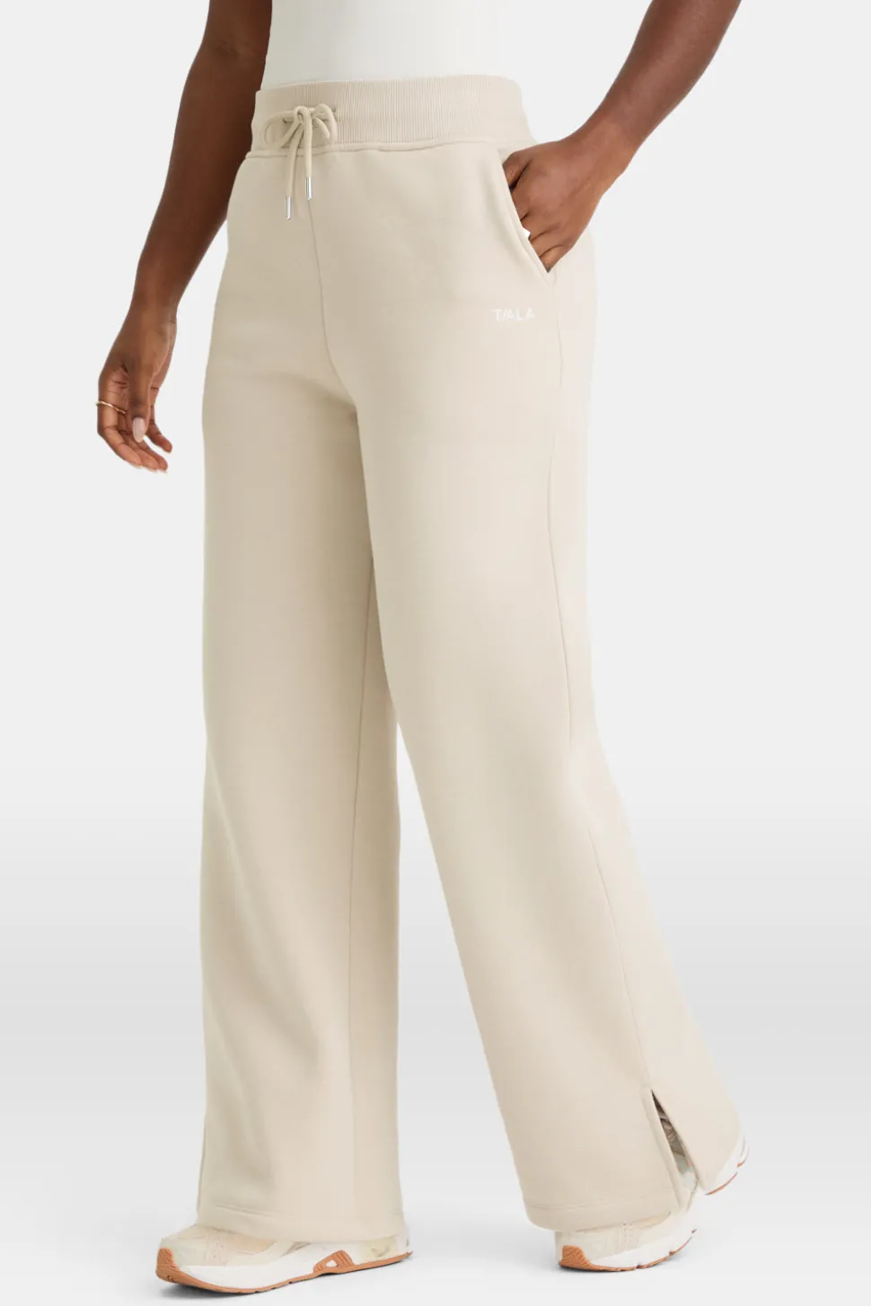 Wide Leg Club Logo Jogger - Chai