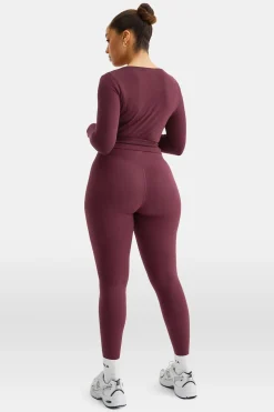 Wrap Around Cardigan - Burgundy