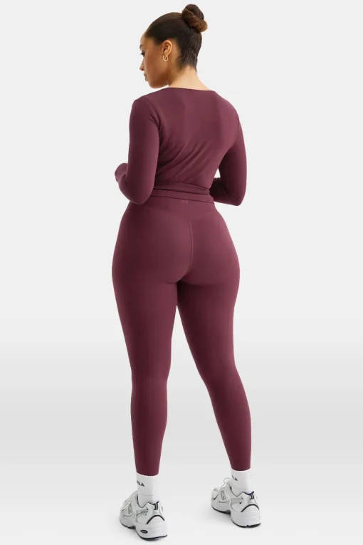 Wrap Around Cardigan - Burgundy